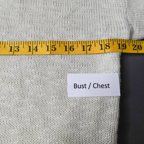 Womens Sweater Small Off White Cozy Soft Clean Girl Minimalist Soft Boho - Picture 9 of 12